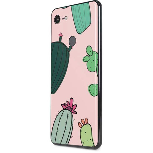 Cactus Print Google Pixel 3 XL Skin